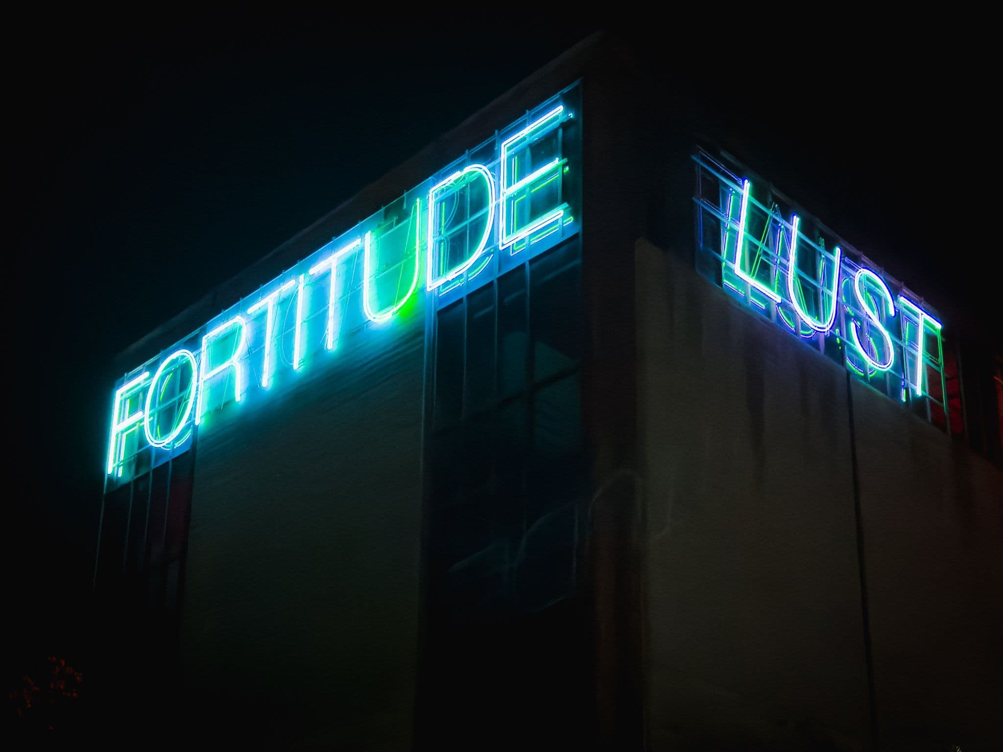Vices and virtues sign detail